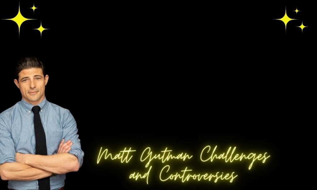 Matt Gutman Challenges and Controversies