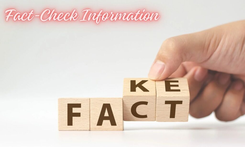 4. Fact-Check Information