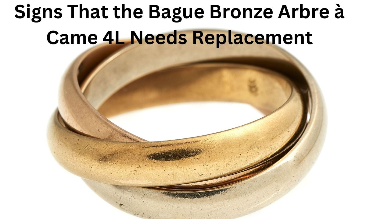 Signs That the Bague Bronze Arbre à Came 4L Needs Replacement