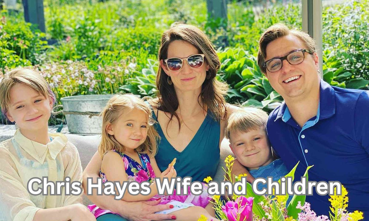 Chris Hayes His Wife and Children