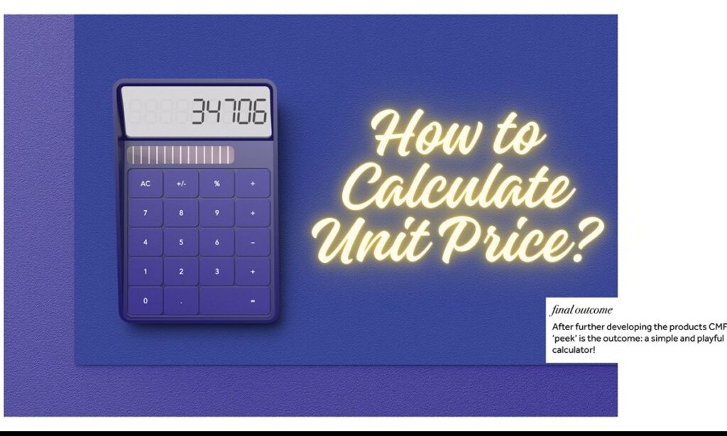 How to Calculate Unit Price?