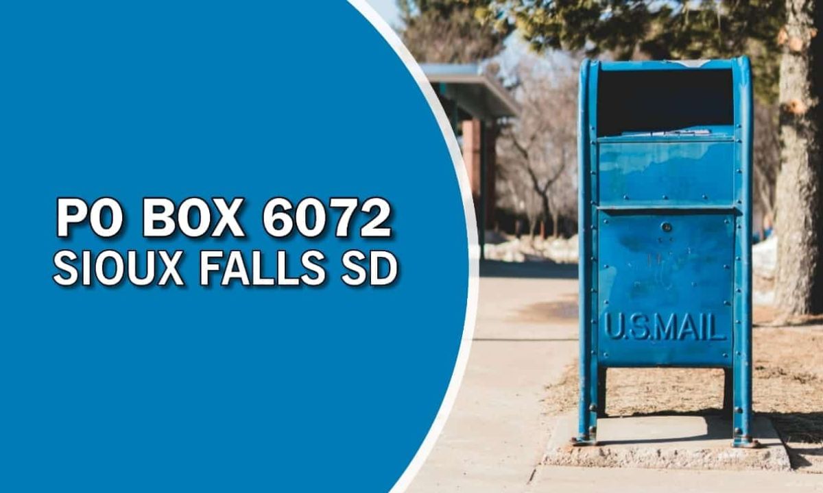 PO Box 6072 Sioux